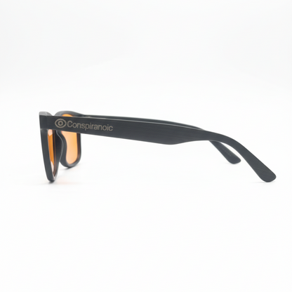 Terra SHIELD Ébano - Gafas bloqueo luz azul bambú negro ébano - Conspiranoic